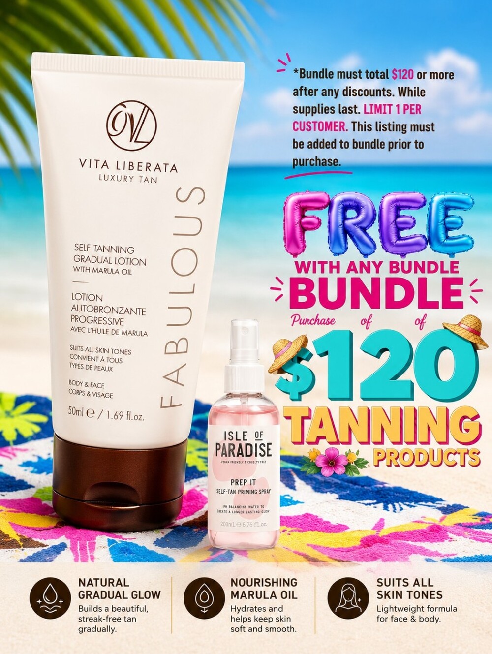 Vita Liberata Gradual Self Tanning Lotion ◇Travel size◇